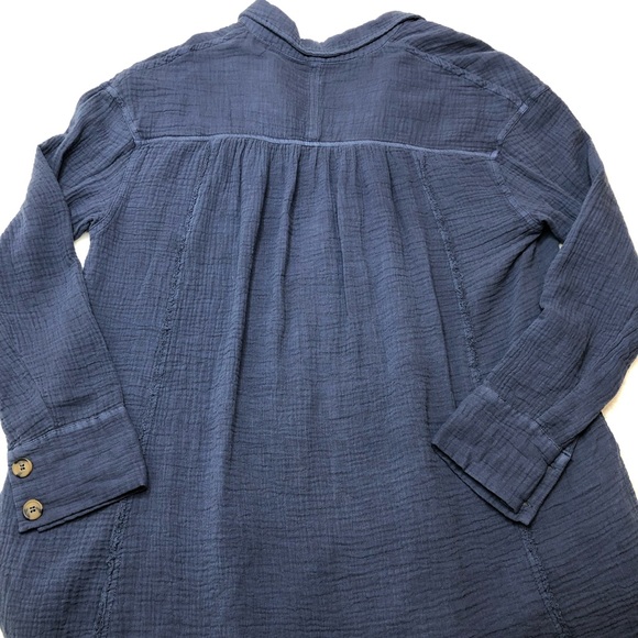 Free People Buttondown Top, Small Petite - Picture 3 of 7